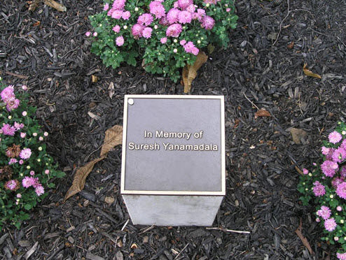 Suresh Yanamadala Memorial Plaque